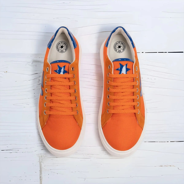 UZS SNEAKER 7 TOILE - ORANGE T 90-7 UZS